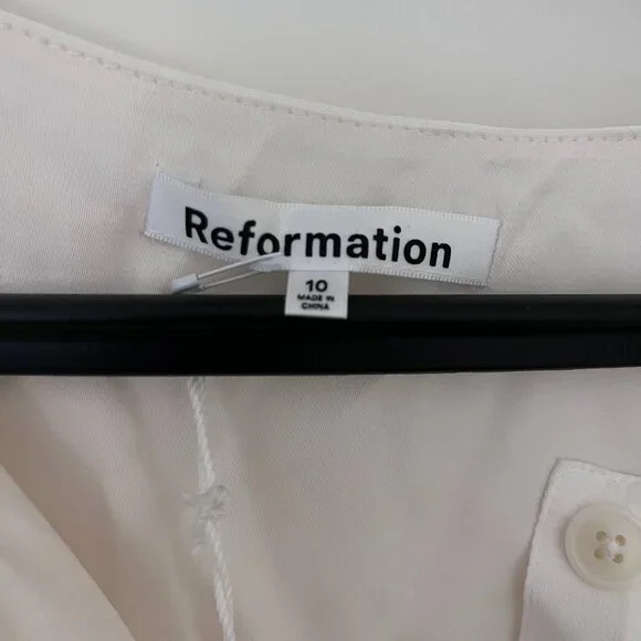 Reformation Woodson Dress (Sz 10) - Picture 7 of 7